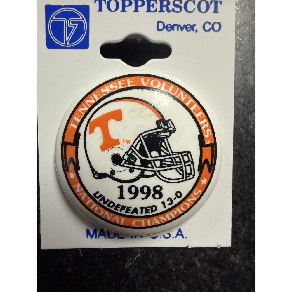 University of Tennessee Vols Fan Jewelry‎ Lot Ring Necklace Bear Brooch Pin 1998